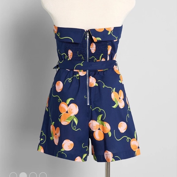 ModCloth peach romper - Picture 2 of 9